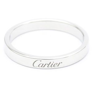 Cartier Engraved Ring - Platinum 950